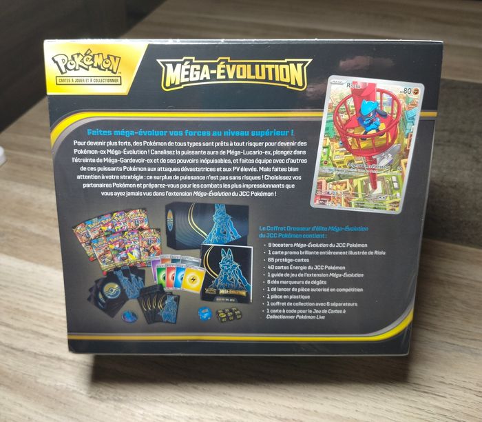 Coffret Dresseur D'Elite ETB Mega Lucario Pokémon Me01 - photo numéro 2