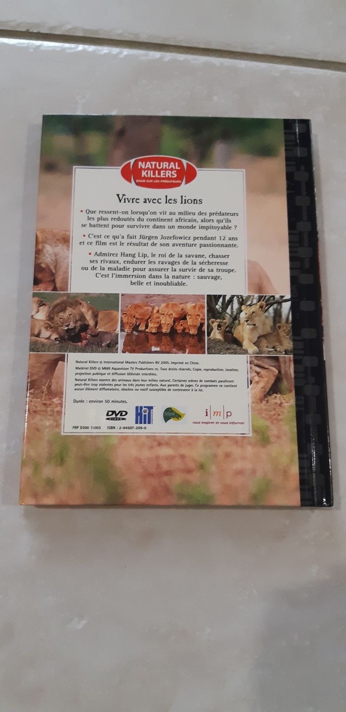 DVD animalier Vivre avec les lions - photo numéro 2
