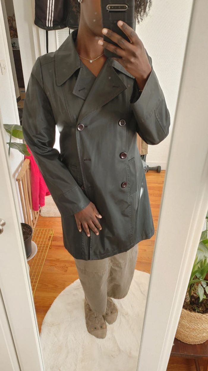 Manteau trench imperméable taille 38 40 M - photo numéro 8