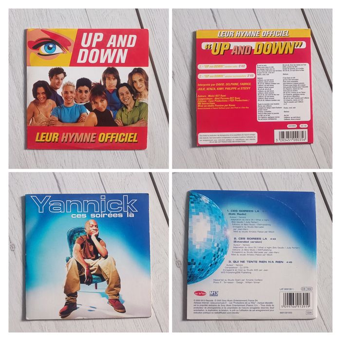 🎵 Lot de 15 CD 2 titres 🎵 - photo numéro 3