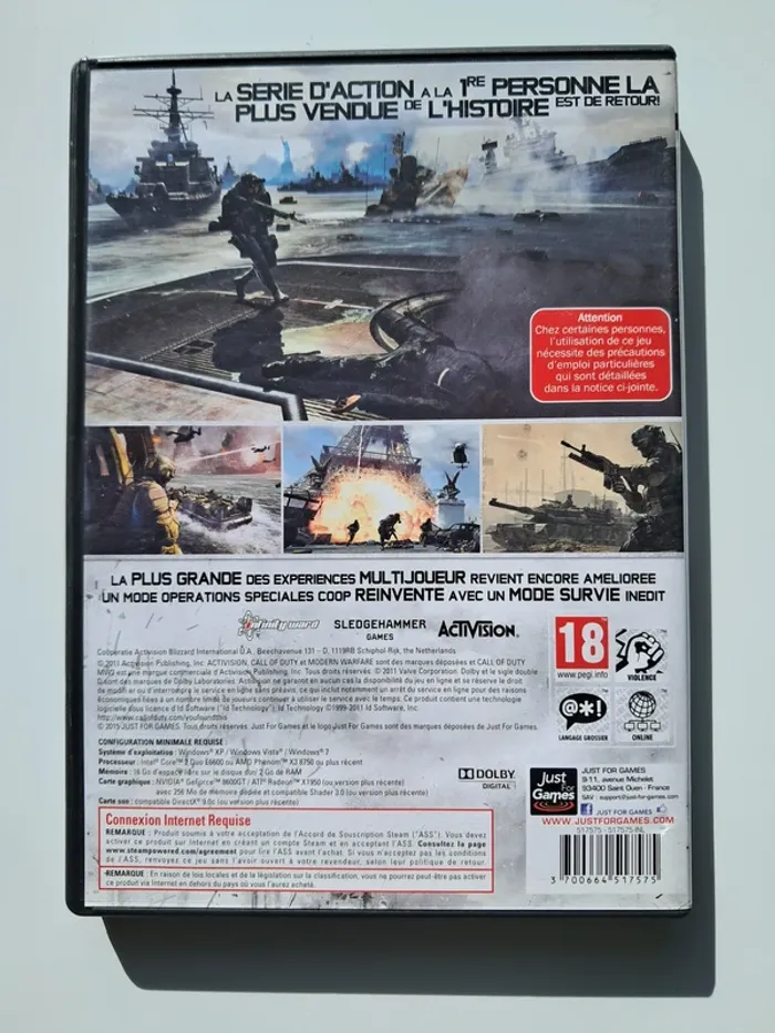 Jeu vidéo PC Call of Duty : Modern Warfare 3 - photo numéro 2