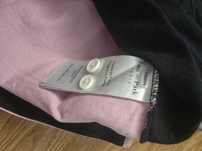 Polo Eden Park manches longues multicolore – Taille S - photo numéro 5