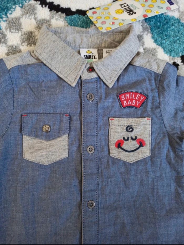 Chemise MC - Taille 6 mois - photo numéro 2