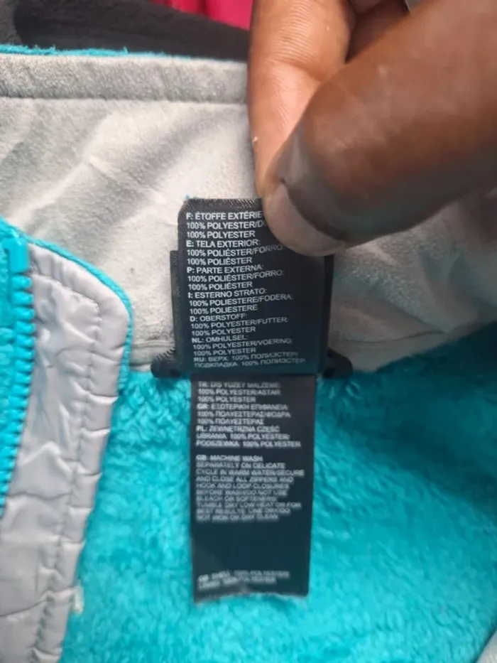 veste Polaire The North Face femme turquoise – Taille S - brodé (608) - photo numéro 14