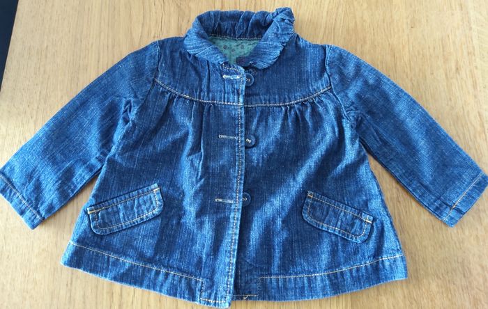 Veste légère en jean’s bleu