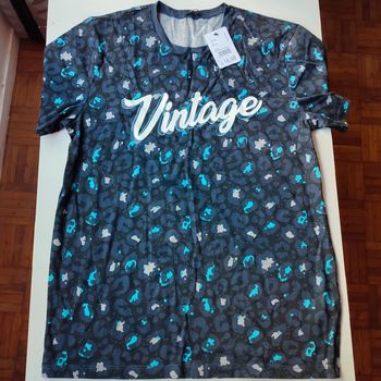 Blouse manches courtes en coton majoritaire pour femme taille M, Tezenis