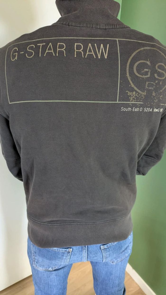 Veste sweat marron G-Star - photo numéro 3