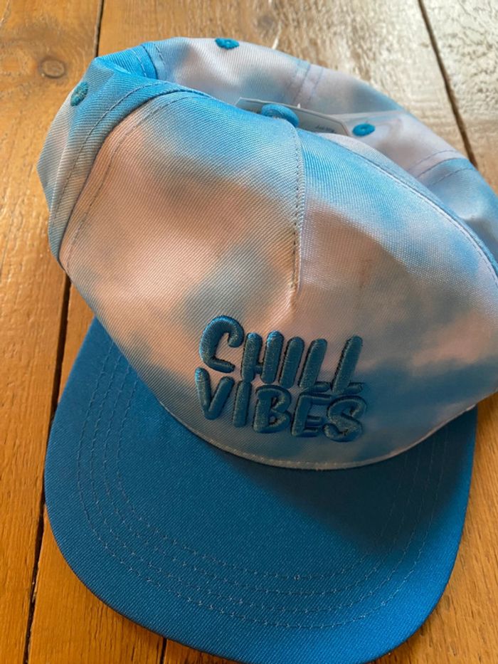 Casquette neuve Chill Vibes bleue