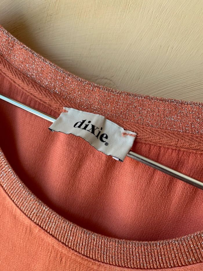 T-shirt satin corail Dixie M - photo numéro 10