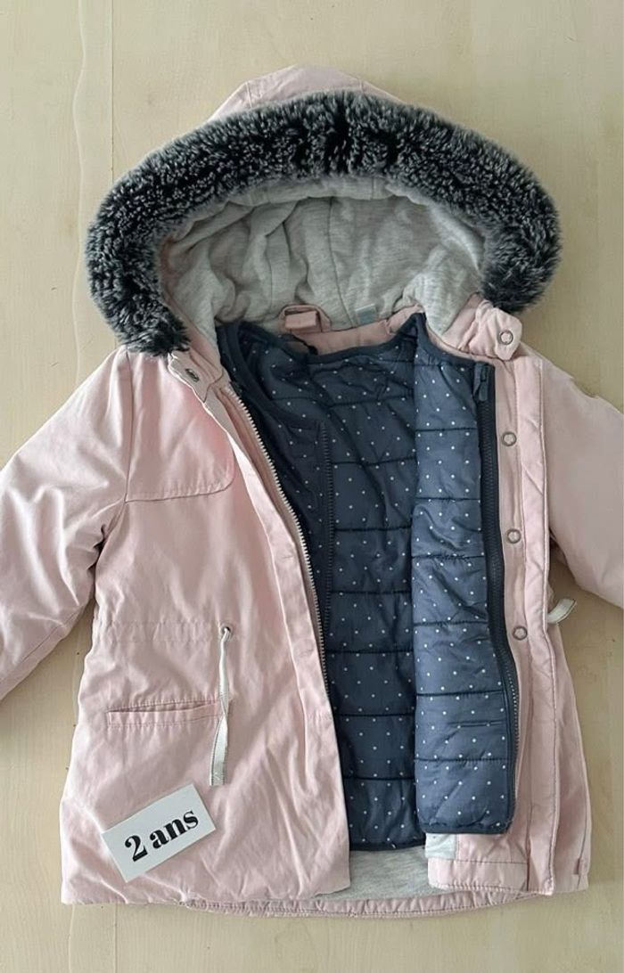 Manteau bébé fille - obaibi - taille 23 mois 86 cm - photo numéro 5