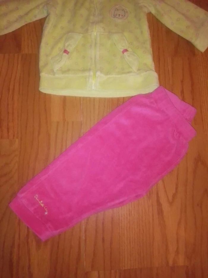 Ensemble jogging velours 12 mois Orchestra - photo numéro 3