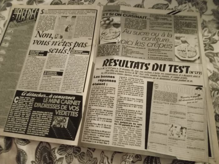 Magazine Vintage Ok! ancienne  N° 576 Année 1987 Groupe Rock EUROPE - photo numéro 2