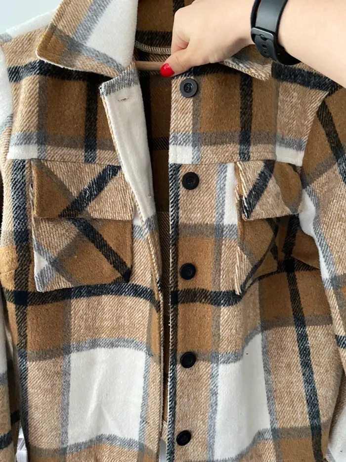 Veste à carreaux - Shein - photo numéro 4