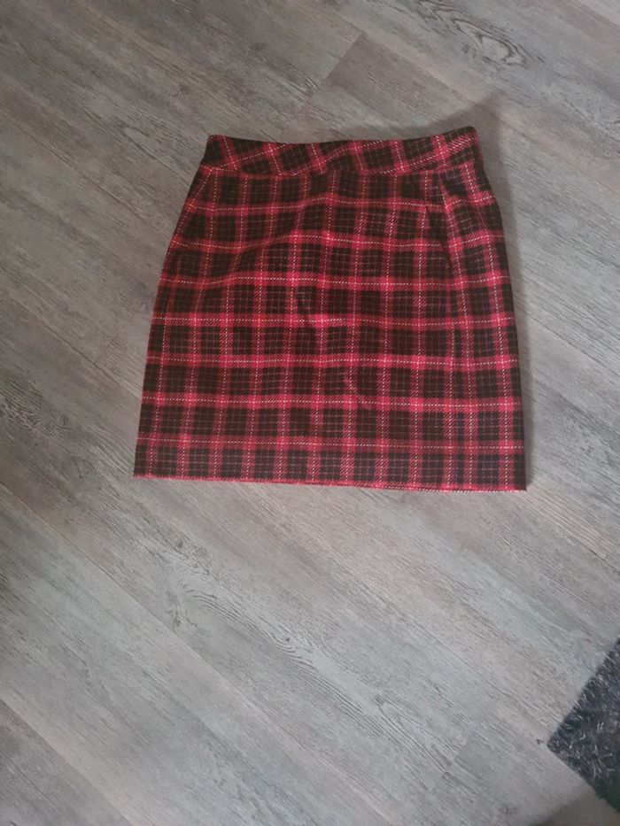 Jupe carreaux camaïeu - photo numéro 2