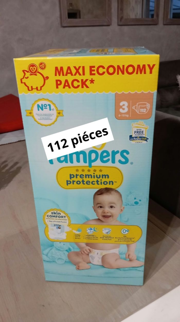 Le  Pack maxi Pampers premium protection taille 3
