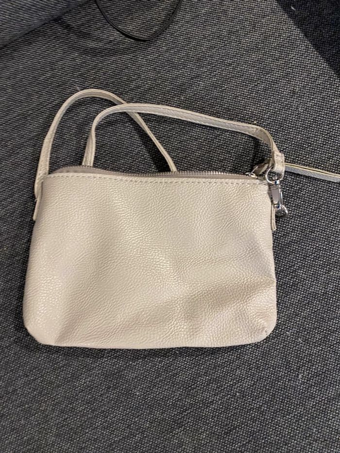 Petit sac gris beige - photo numéro 2