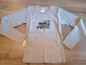 Tee-shirt gris ML 10 ans