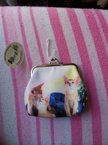 Porte monnaie chaton
