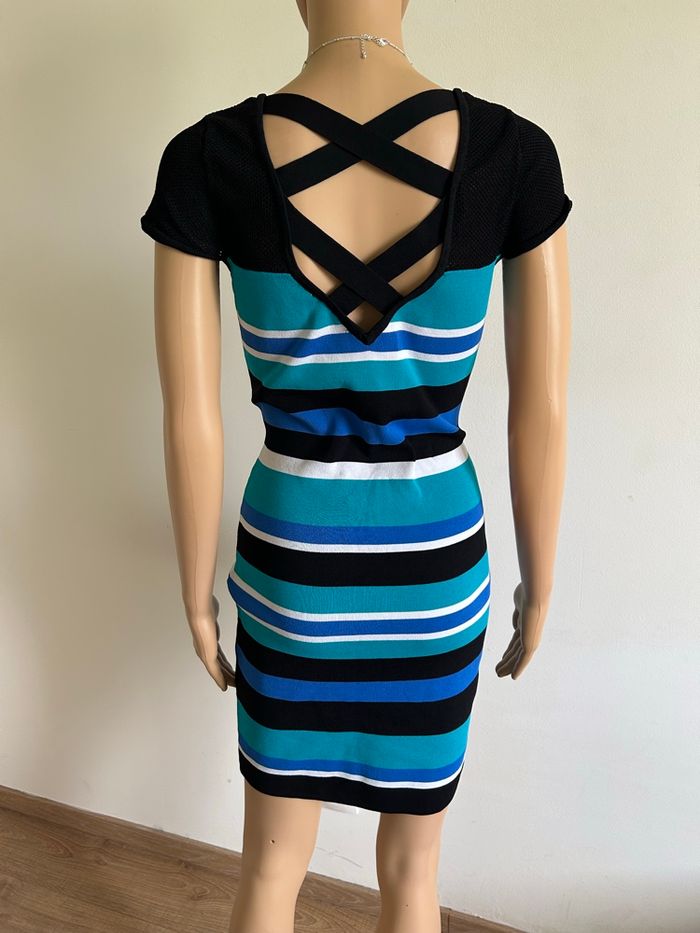 Robe rayée à manches courtes Morgan taille S comme neuve - photo numéro 5