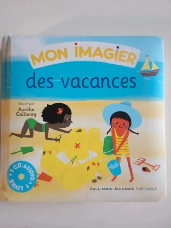Livre cd : mon imagier des vacances