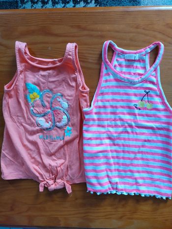 Lot débardeurs fille 4 ans Orchestra