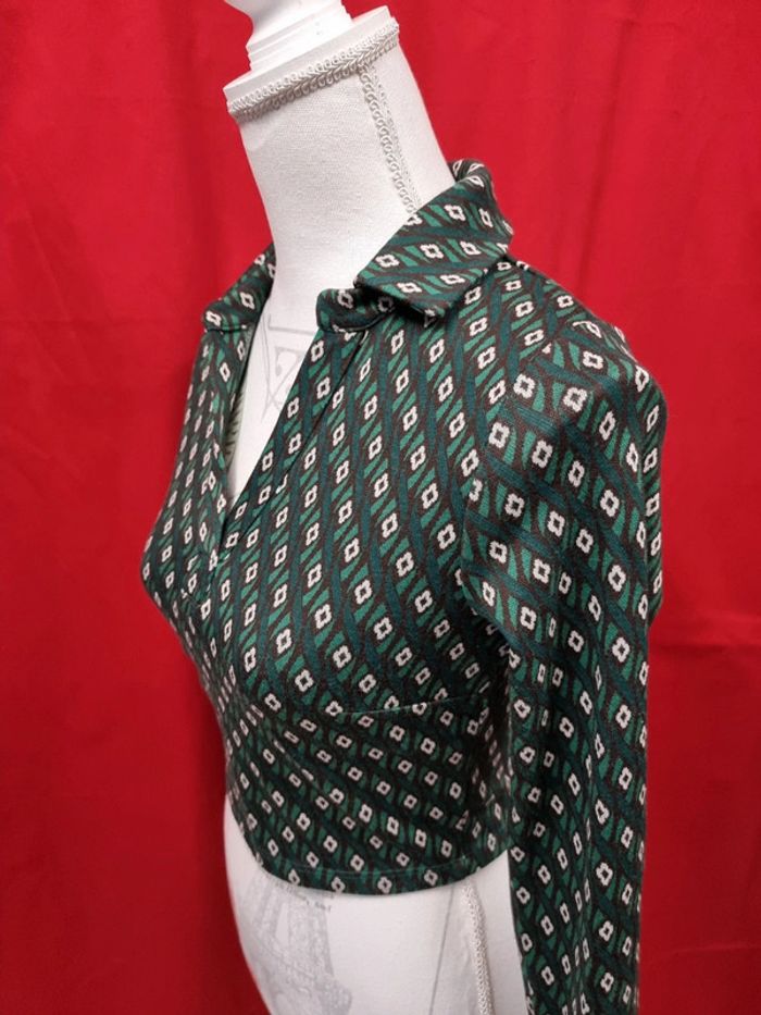 BZB haut court vert * taille XS * - photo numéro 6