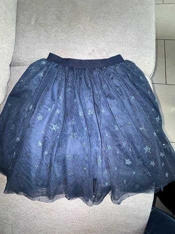 Jupe bleu à paillettes