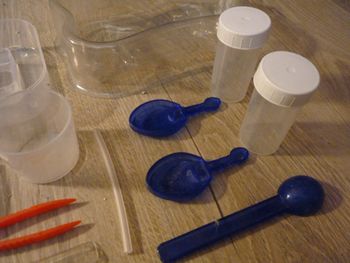 lot accessoire jouet chimie, experience enfant TBE