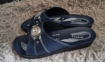 Sandales compensée marine 39