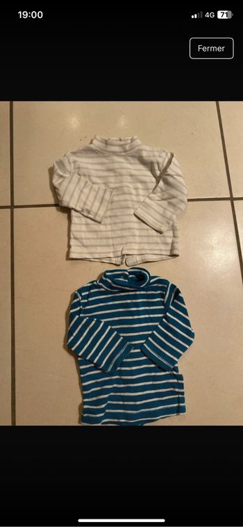 Lot sous pull kitchoun 3 mois