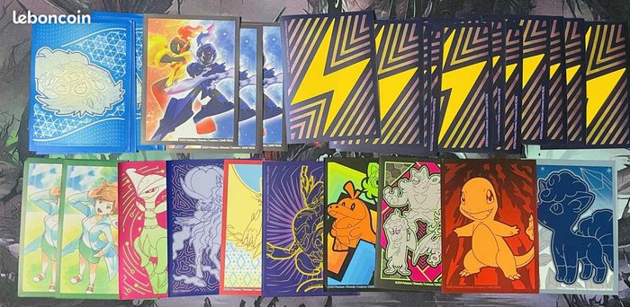 Lot de 220 Sleeves Officielles Pokémon🔥