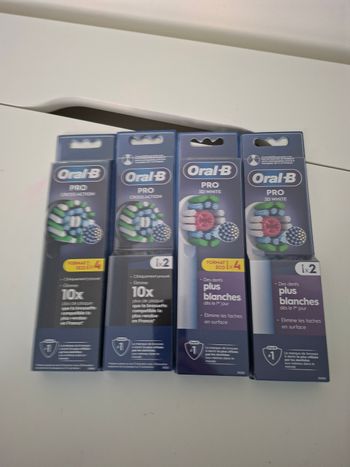 Brossettes éléctriques oral B 