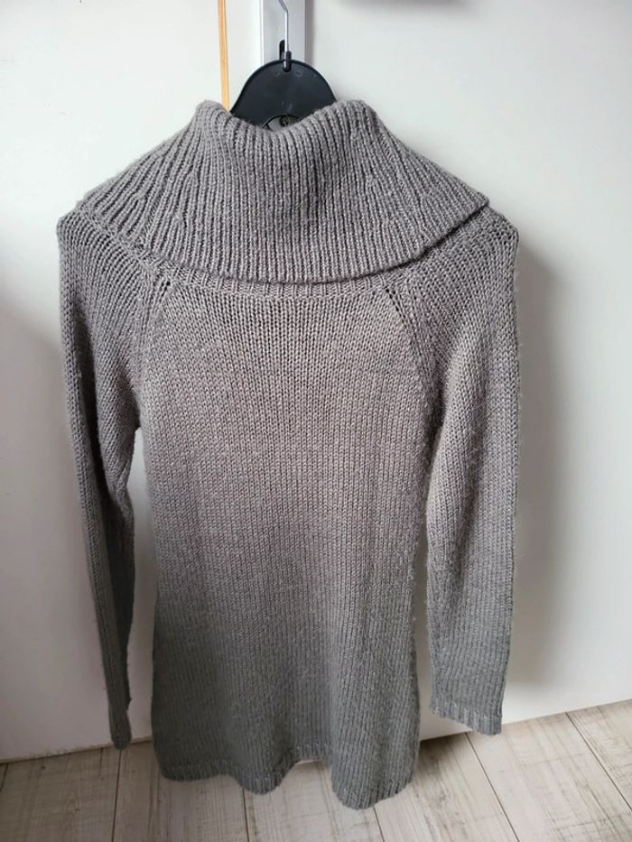 Robe pull femme laine T.1 ou 36/38 camaieu très bon état - photo numéro 2