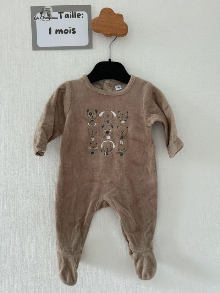 Pyjama / dors bien / grenouillère - taille 1 mois 🌼