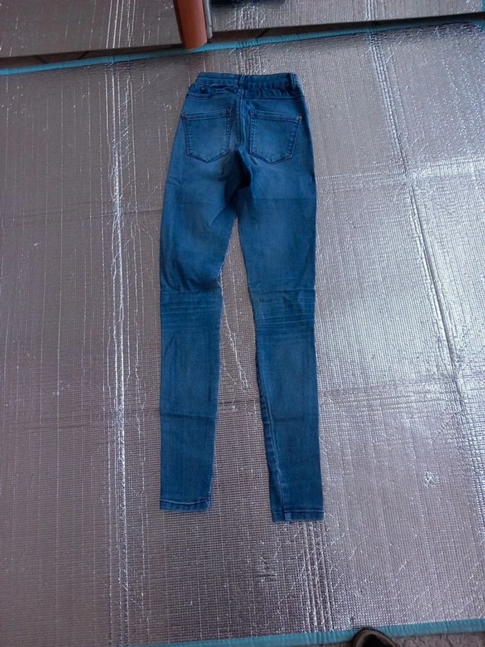 😴 Pantalon jeans slim elasthan T34 Xs - photo numéro 4