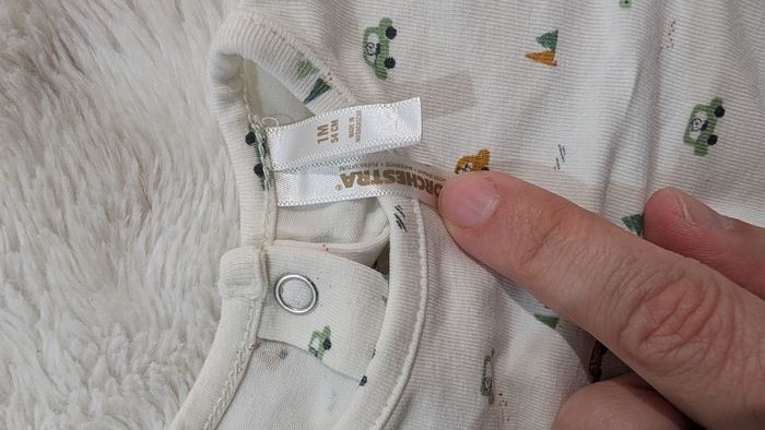 T- Shirt Orchestra taille 1 mois - photo numéro 3