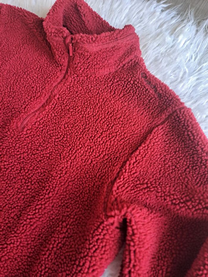 Polaire rouge décathlon mixte 14ans - photo numéro 2