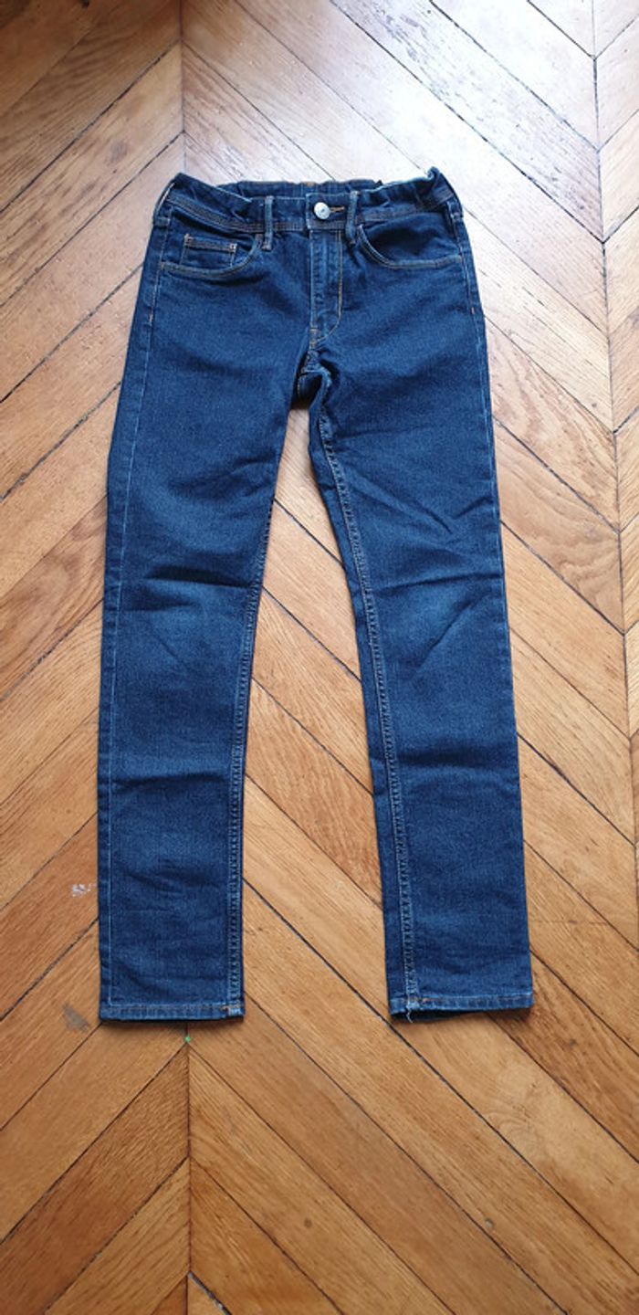 Neuf Jean taille 8/9 ans bleu denim - photo numéro 2