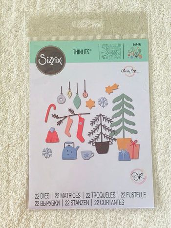 Lot de 22 Matrices découpe Christmas Cheer Noel Sizzix