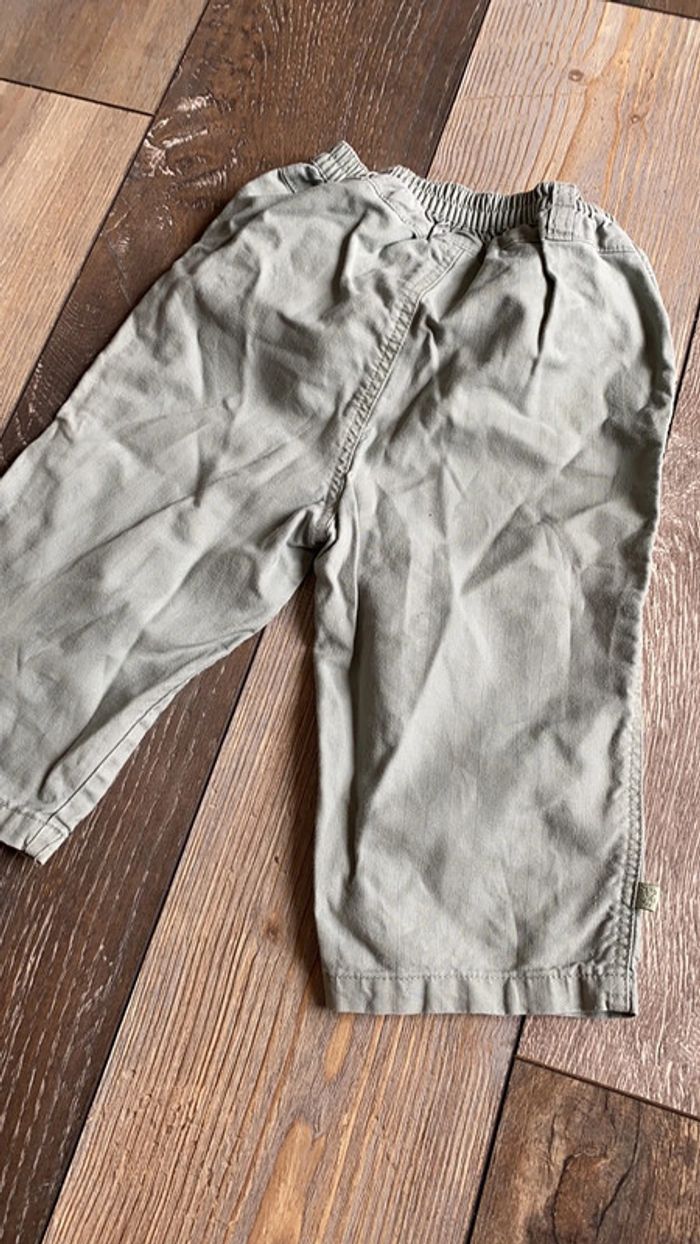 Pantalon vert obaibi vert 12 mois - photo numéro 3