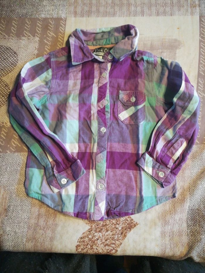 Chemise manches longues