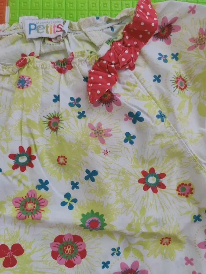 Blouse fleurie La Compagnie des petits 18 mois - photo numéro 2