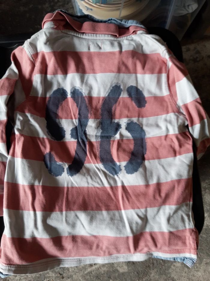 Polo avec un faux col de chemise - photo numéro 3