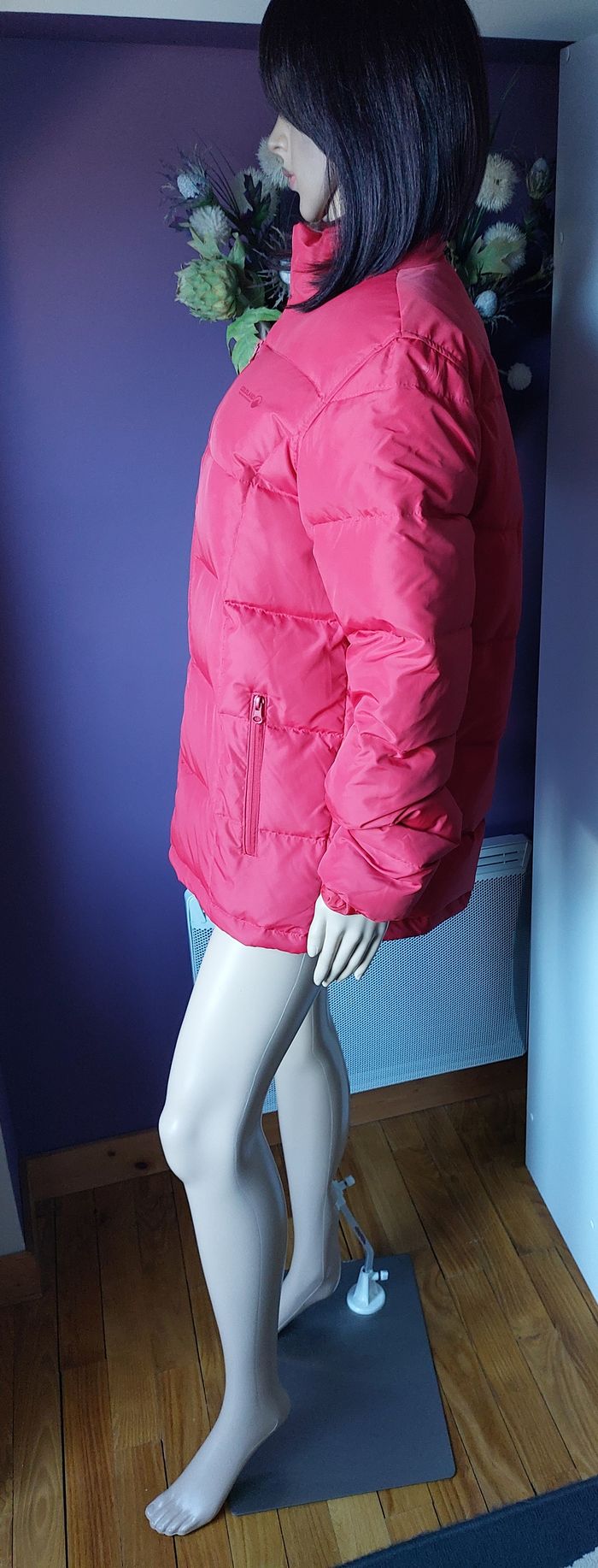 Doudoune / Blouson unisexe rouge – Taille S 36 unisexe - photo numéro 5