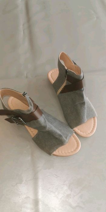 Sandales bi matière