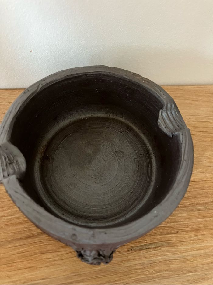 Vintage-Cendrier-Poterie artisanale-TURGIS - photo numéro 2