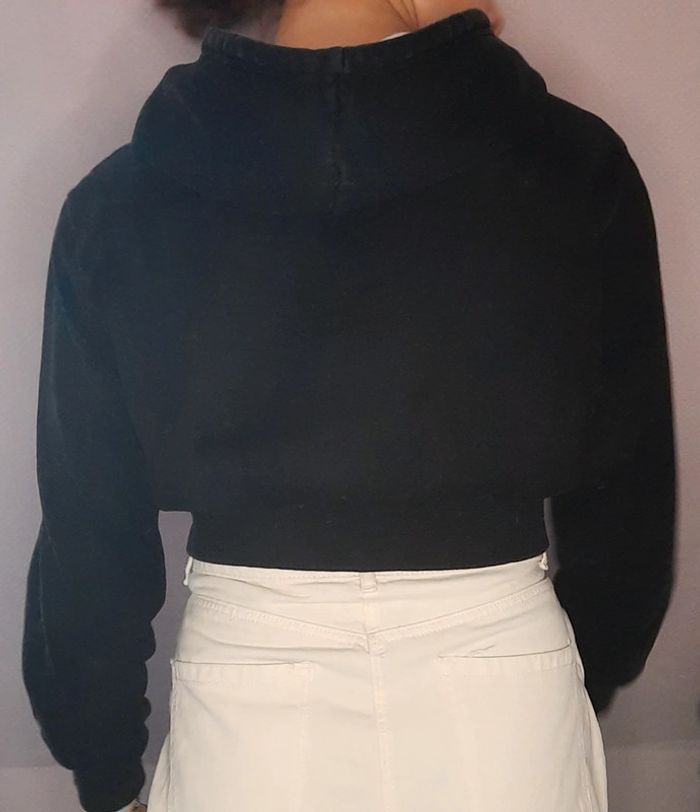 Sweat crop a capuche - photo numéro 2