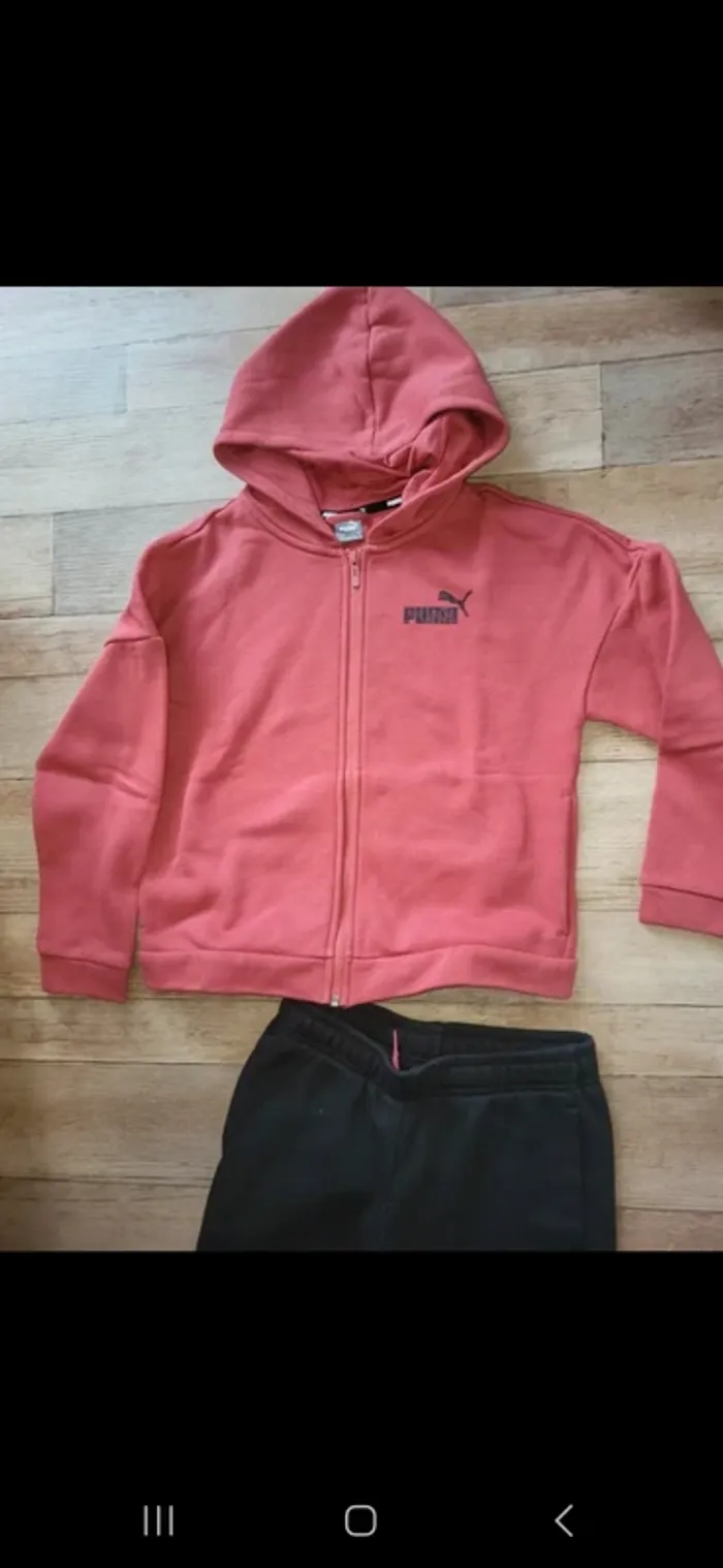Survêtement puma corail noir - photo numéro 4