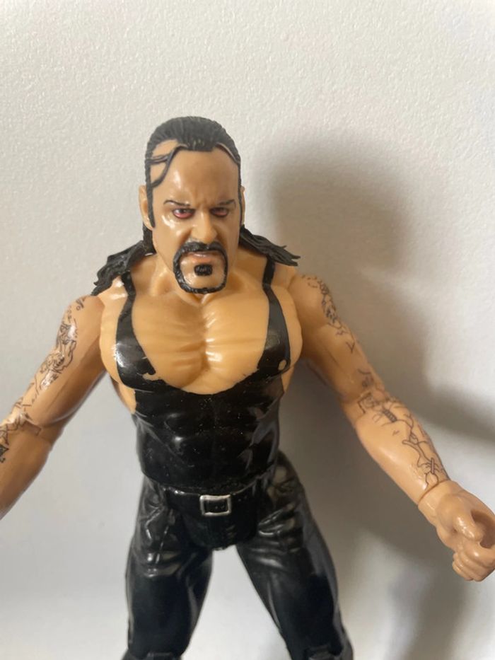 Figurine articulée catcheur Undertaker WWE wwf Jakks pacific 1999 17cm superstar du catch - photo numéro 12