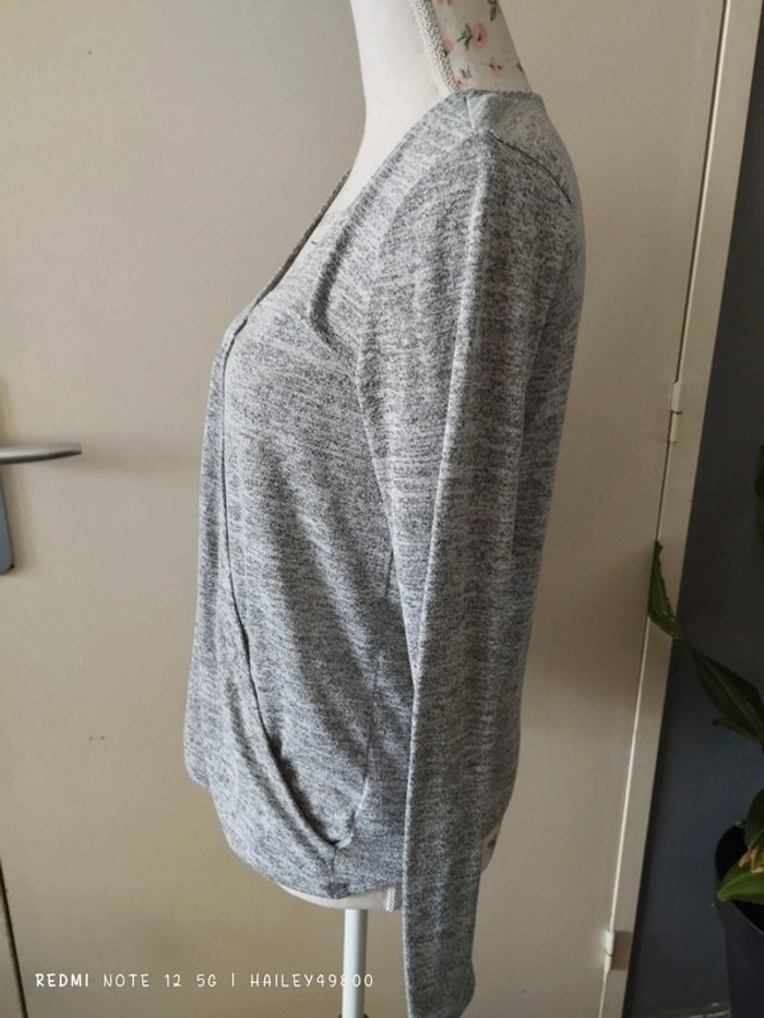 Pull gris Gap taille XS - photo numéro 2